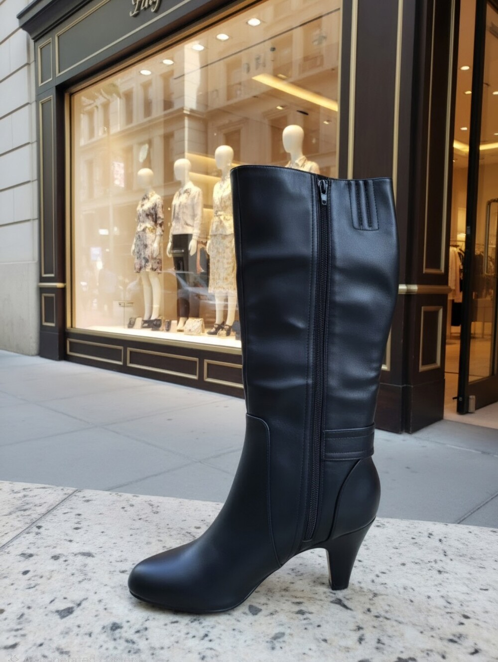 Bella Vita Troy II Black Tall Boots Women's Sz